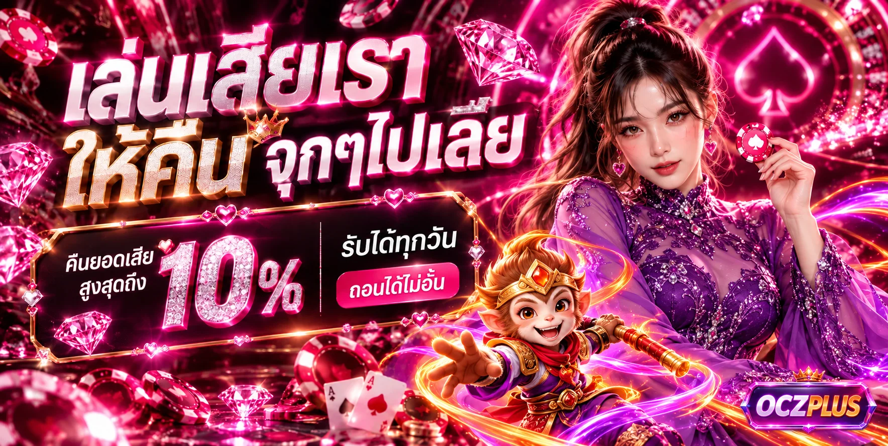 OCZPLUS สล็อตออนไลน์และค่ายเกมยอดนิยม